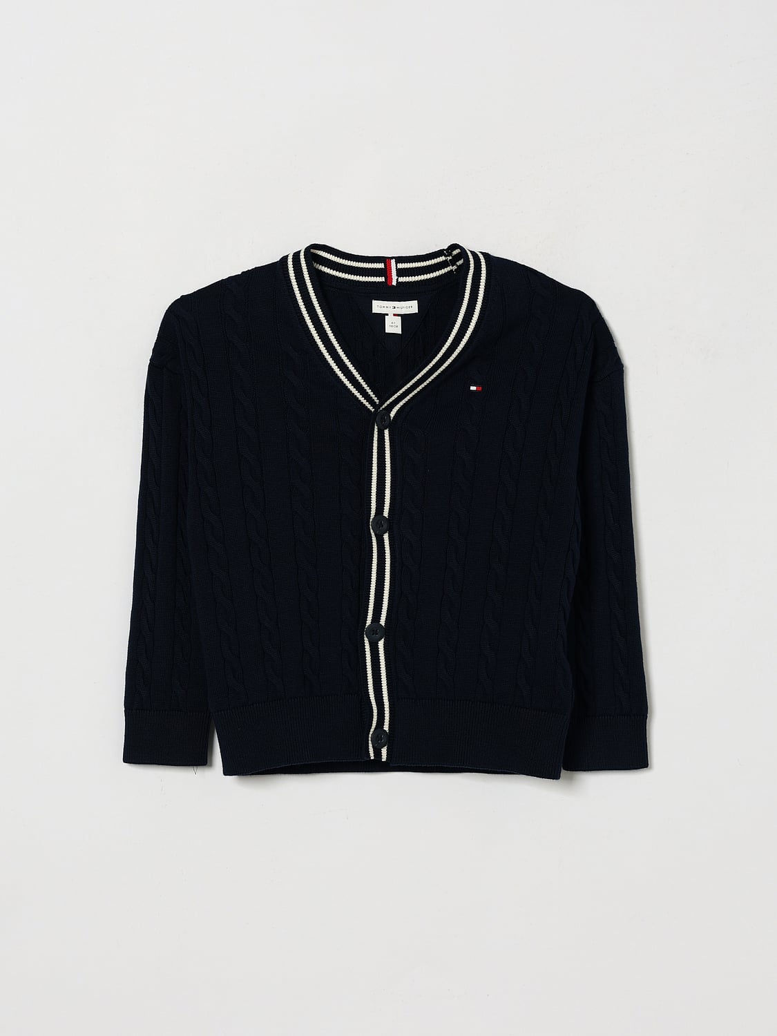 TOMMY HILFIGER PULLOVER: Pullover kinder Tommy Hilfiger, Navy - Img 1
