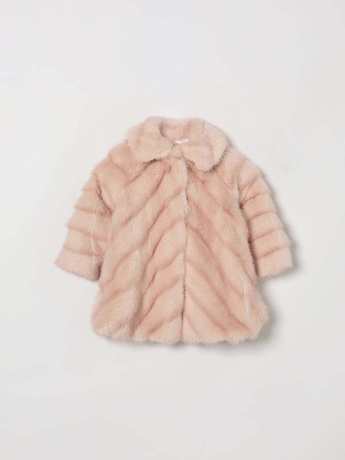 MONNALISA COAT: Coat kids Monnalisa, Pink - Img 1