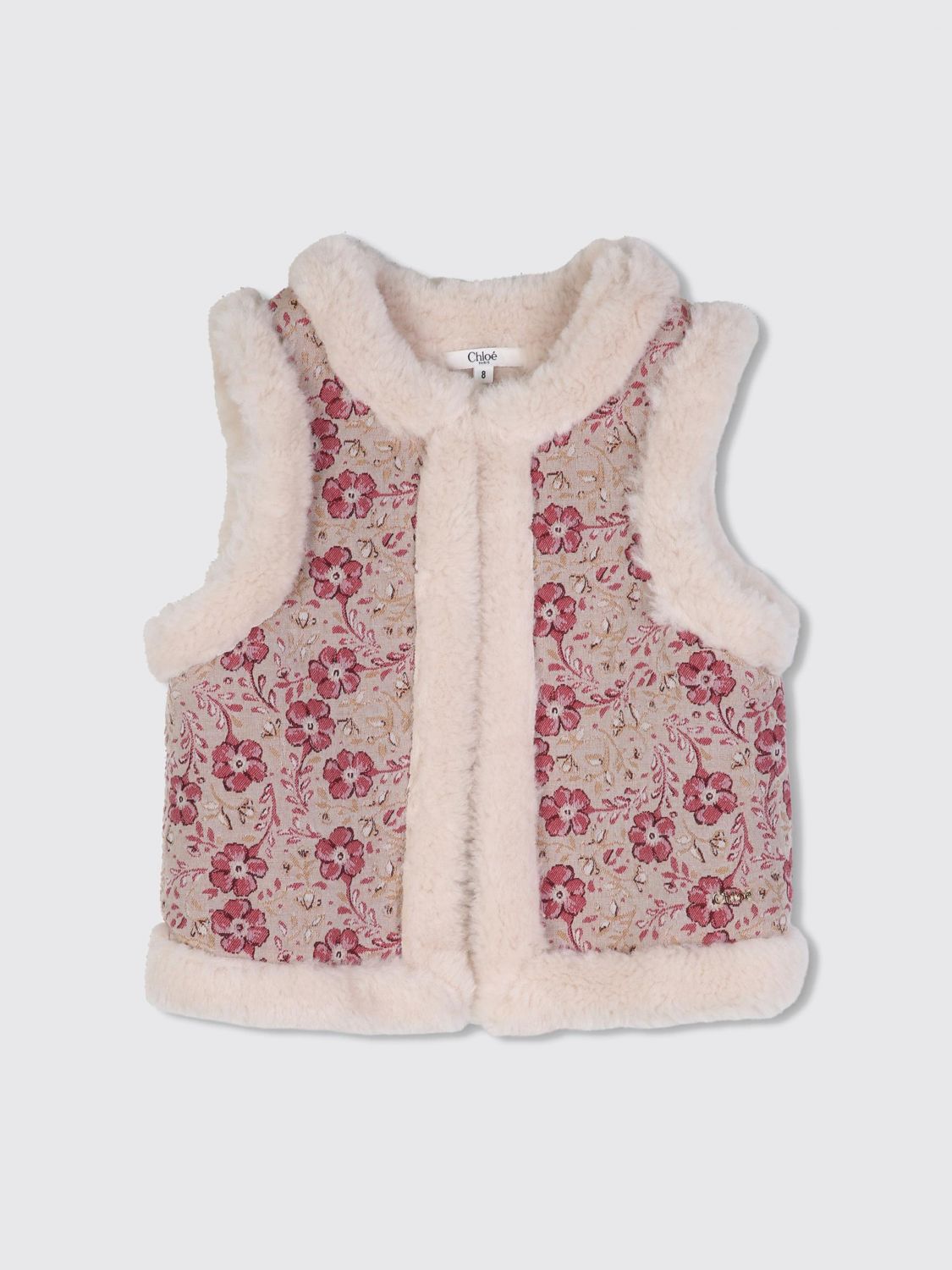 CHLOÉ JACKET: Jacket kids ChloÉ, Beige - Img 1