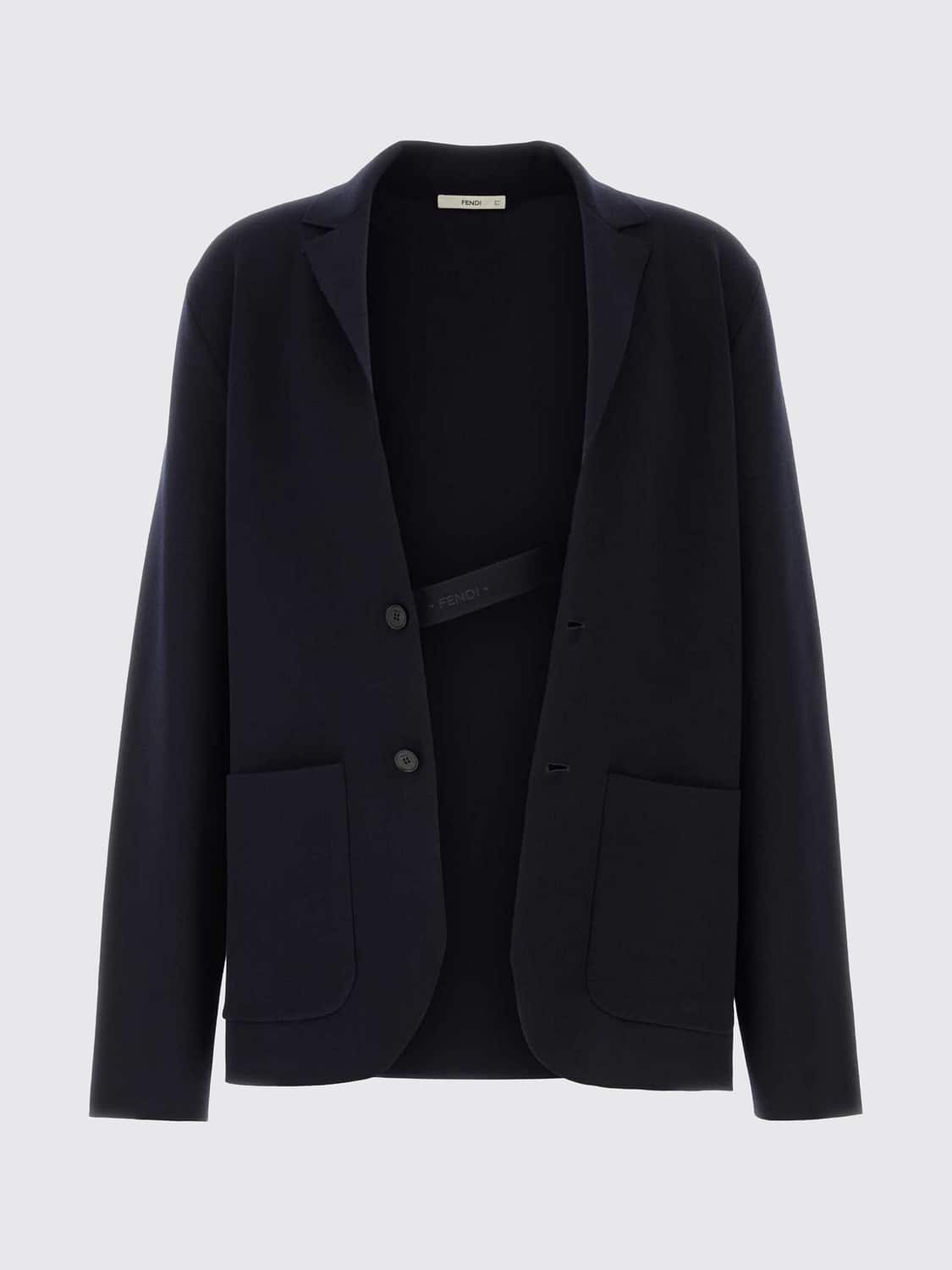FENDI ジャケット: ジャケット メンズ Fendi, ブルー - Img 1