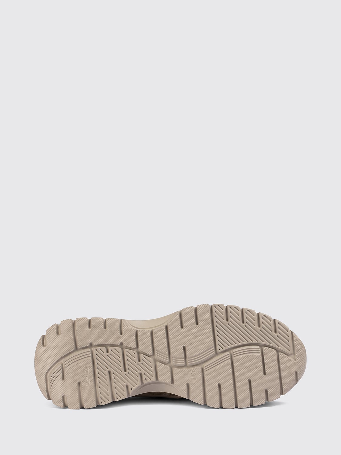 DOUCAL'S SNEAKERS: Low-Top-Sneakers Doucal's aus Kalbsleder und Wolle im Bicolor-Design, Beige - Img 4