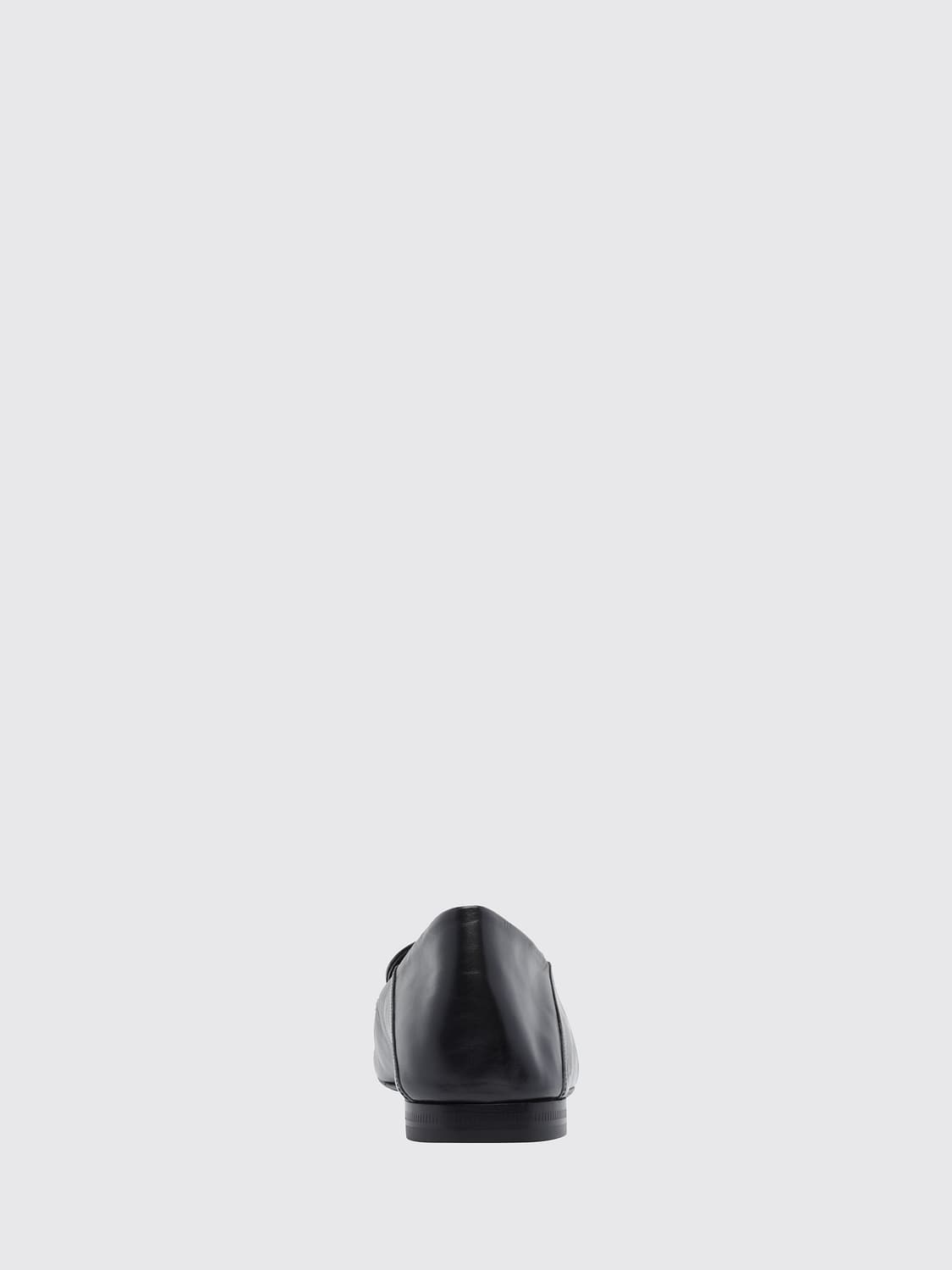 SAINT LAURENT LOAFERS: Saint Laurent Alain Smooth Calfskin Loafers with YSL Monogram, Black - Img 3