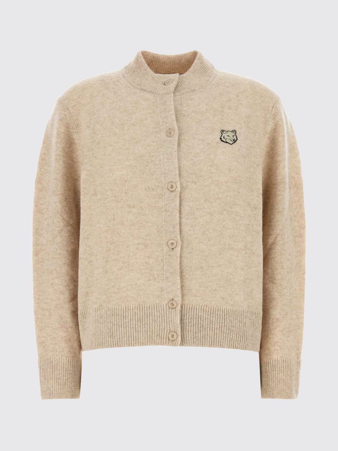 MAISON KITSUNÉ PULLOVER: Pullover damen Maison KitsunÉ, Beige - Img 2