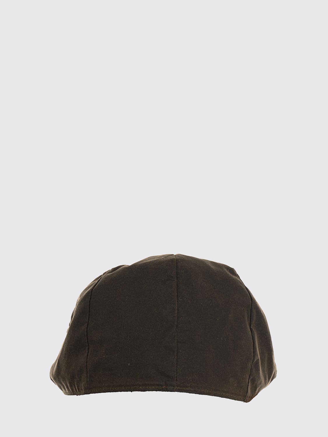 BARBOUR CHAPEAU: Casquette plate Barbour classique en coton ciré avec visière rigide intégrée, Vert - Img 2