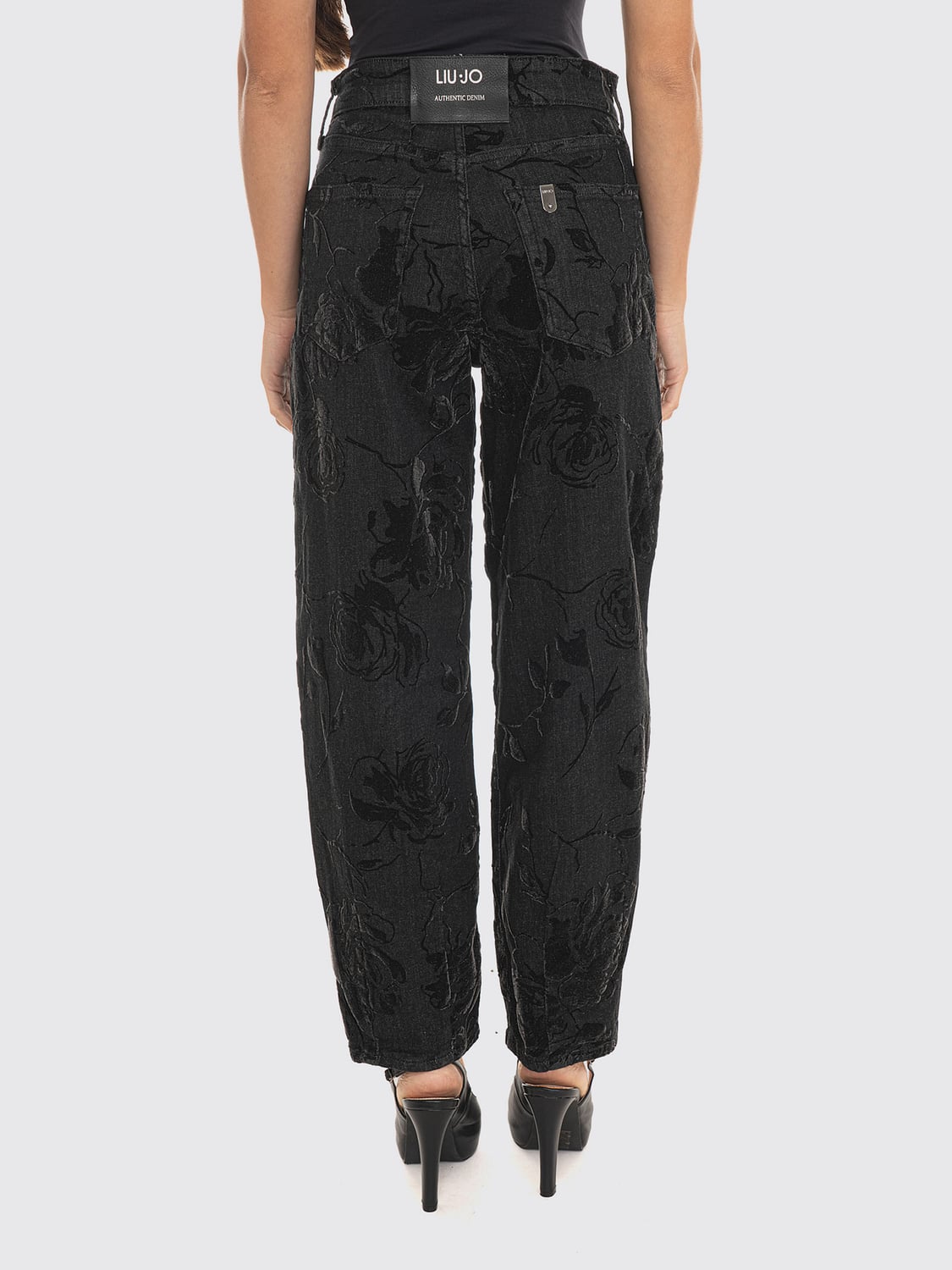 LIU JO HOSE: Hose damen Liu Jo, Schwarz - Img 2