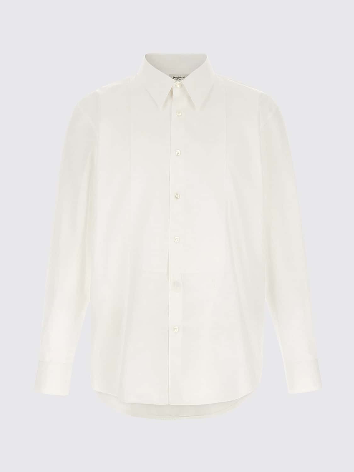 SAINT LAURENT CAMICIA: Camicia uomo Saint Laurent, Bianco - Img 1