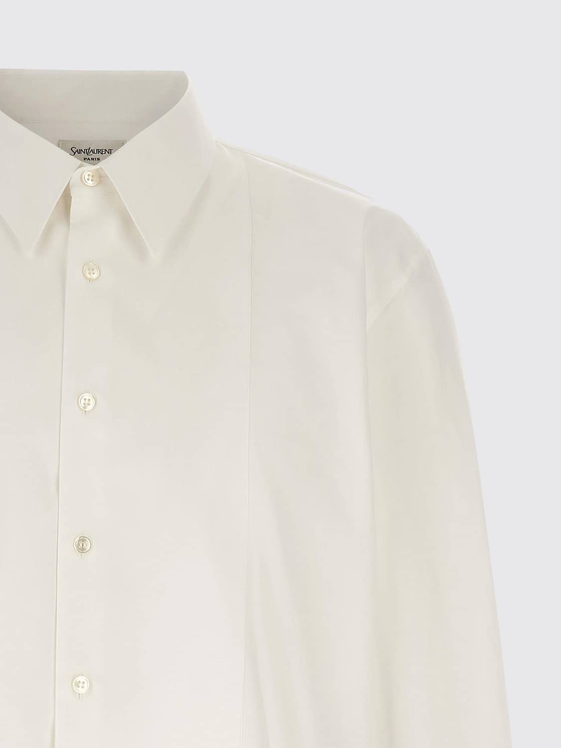 SAINT LAURENT CAMICIA: Camicia uomo Saint Laurent, Bianco - Img 3