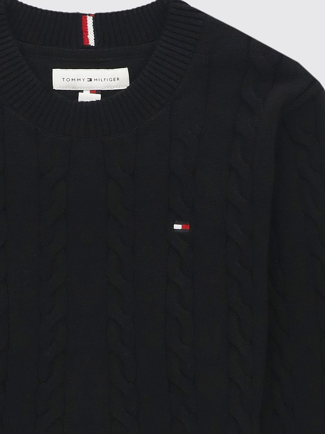 TOMMY HILFIGER PULLOVER: Pullover kinder Tommy Hilfiger, Schwarz - Img 3