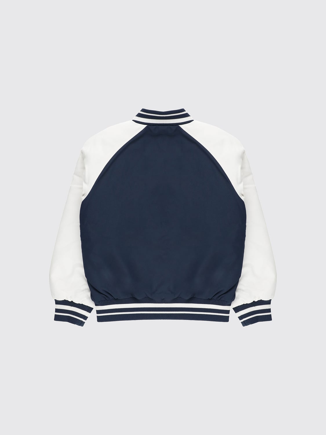 TOMMY HILFIGER JACKET: Boy's College Style Bomber Jacket Tommy Hilfiger in Polyester with Logo, Blue - Img 2