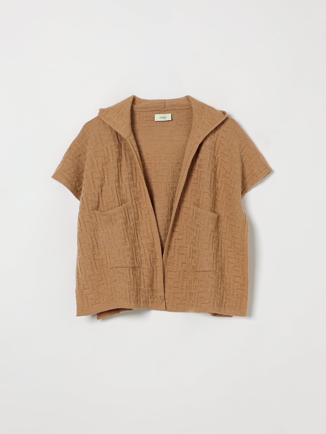 FENDI PULL: Pull enfant Fendi, Marron - Img 1