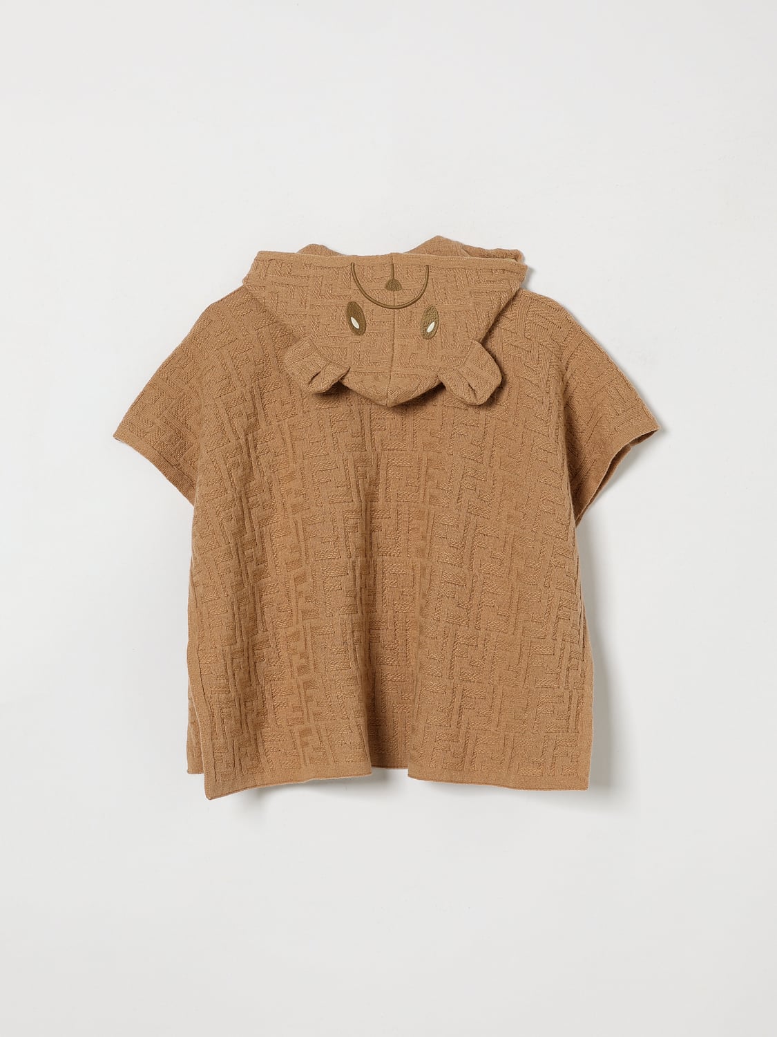 FENDI PULL: Pull enfant Fendi, Marron - Img 2