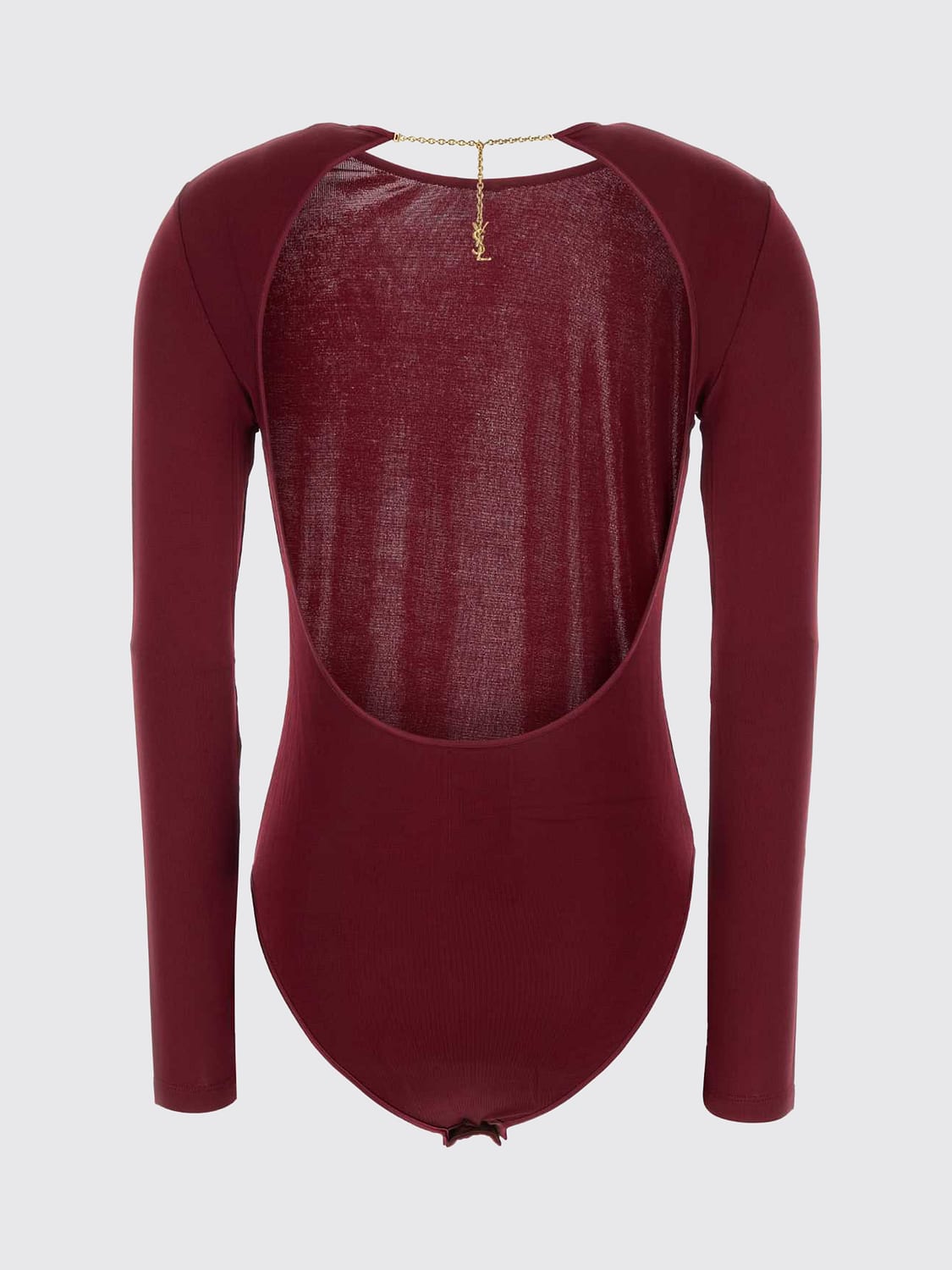 SAINT LAURENT MONO: Mono mujer Saint Laurent, Granate - Img 3