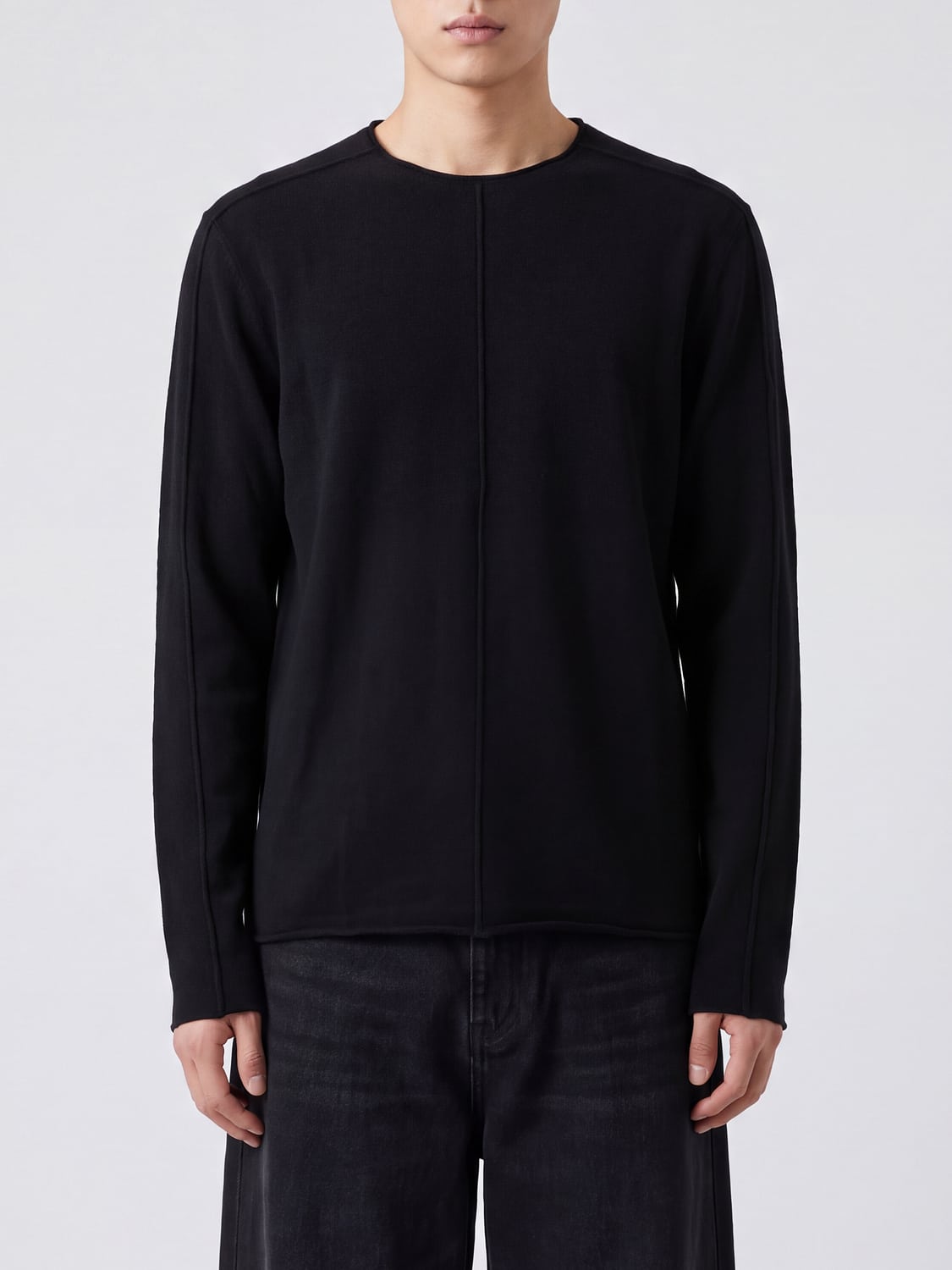 THOM KROM SWEATER: Sweater men Thom Krom, Black - Img 1