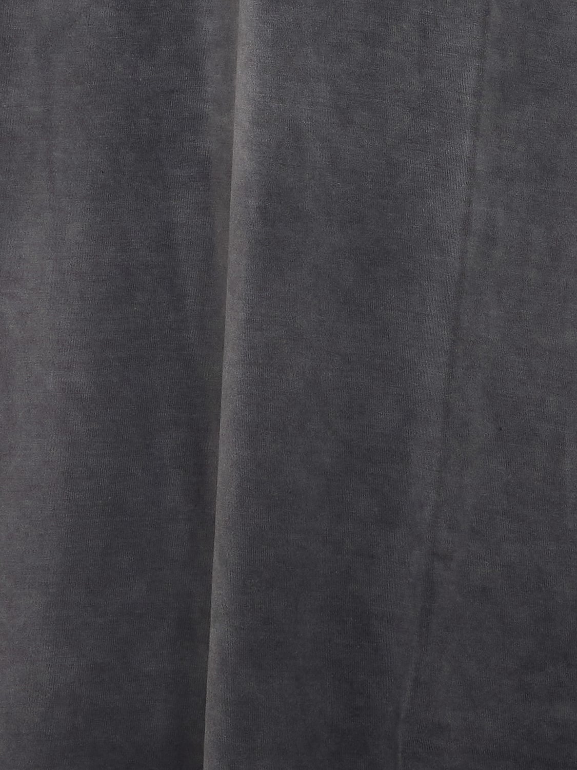THOM KROM T-SHIRT: Thom Krom Short-Sleeved Viscose Crewneck T-Shirt with Contrast Logo, Grey - Img 4