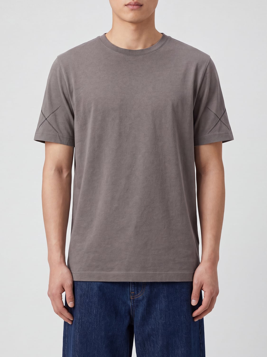 THOM KROM T-SHIRT: T-shirt uomo Thom Krom, Grigio - Img 1