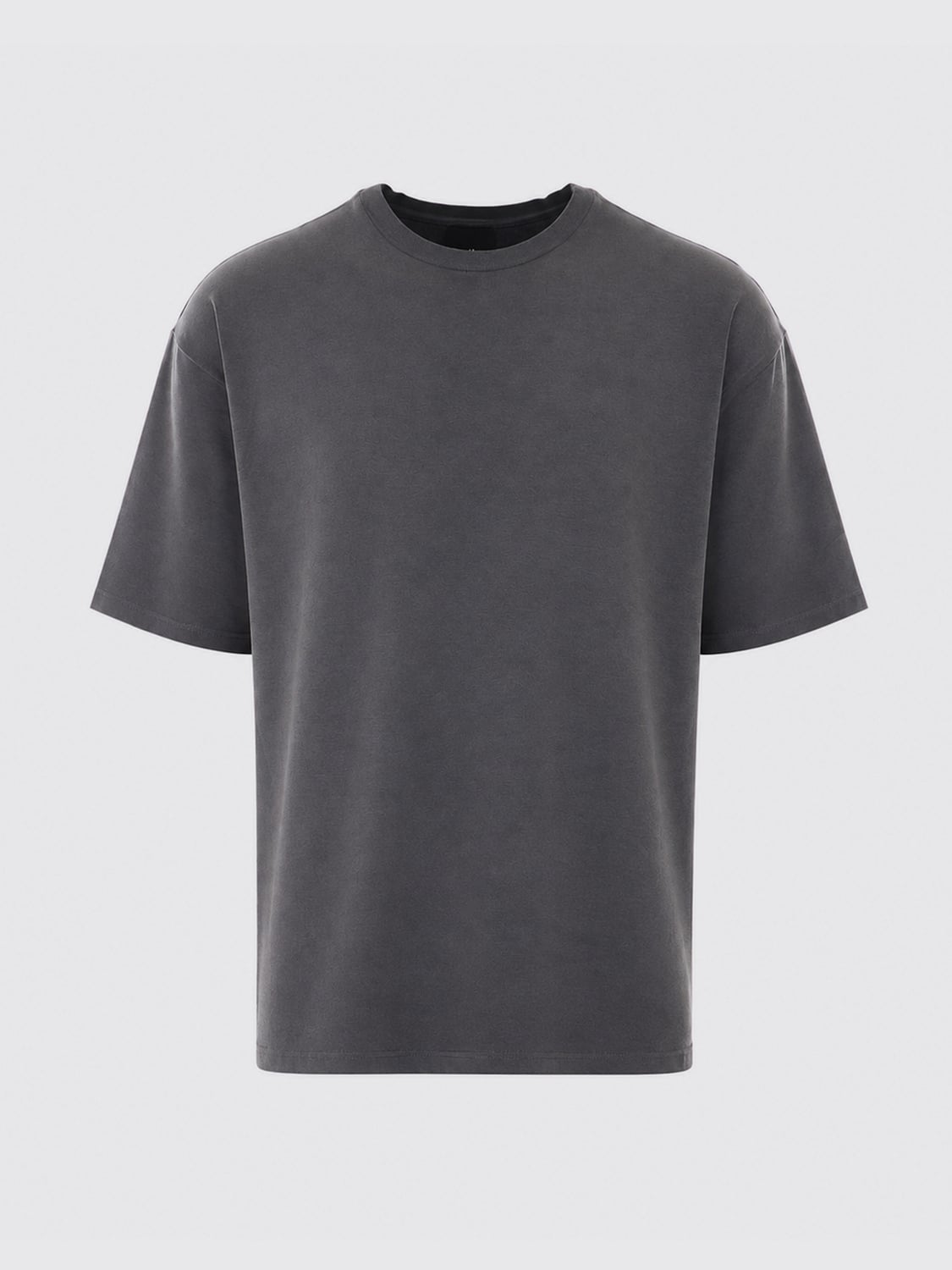 THOM KROM CAMISETA: Camiseta Thom Krom de corte relajado en algodón y modal con hombros caídos, Gris - Img 2