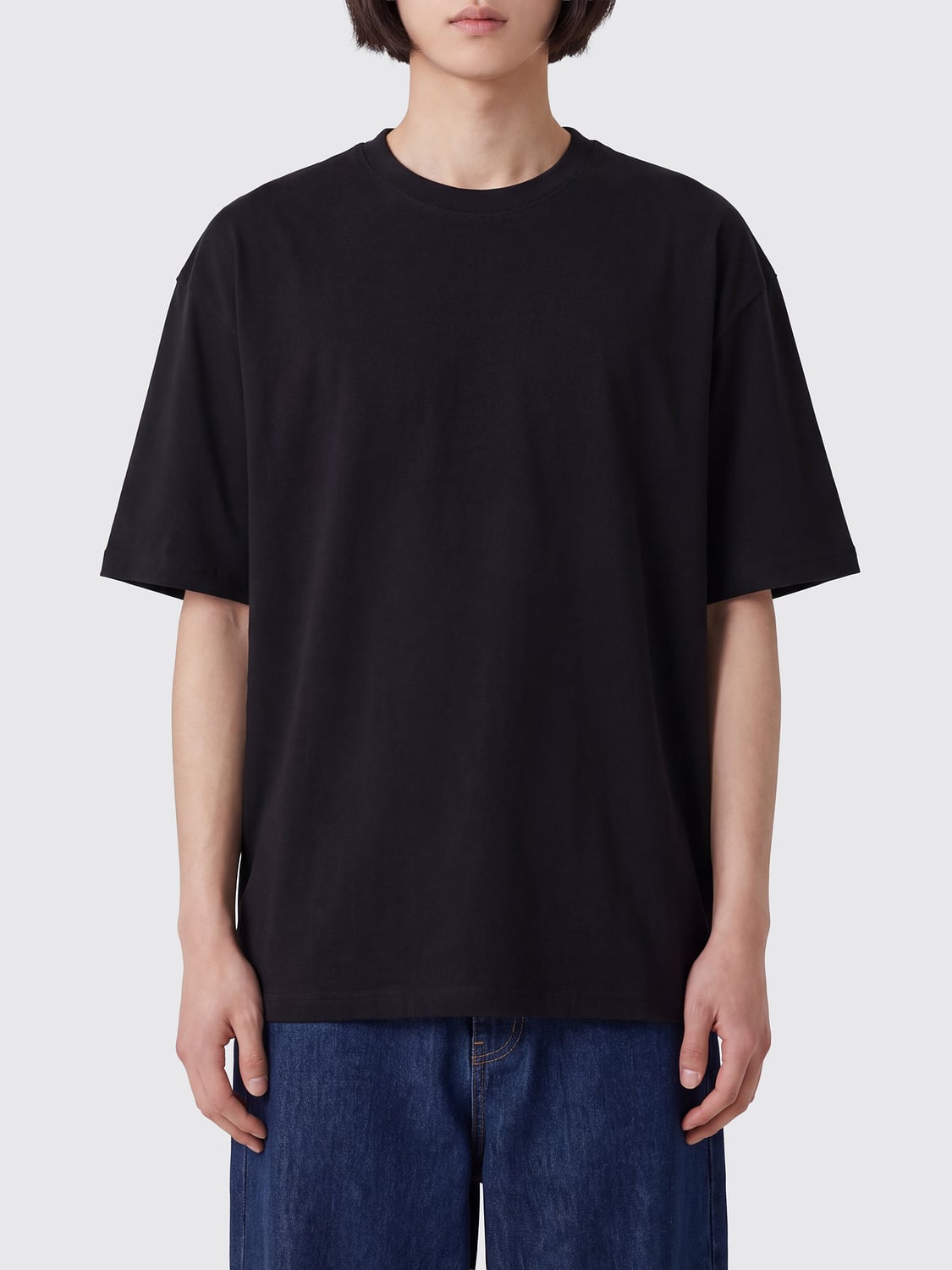 THOM KROM T-SHIRT: T-shirt herren Thom Krom, Schwarz - Img 1