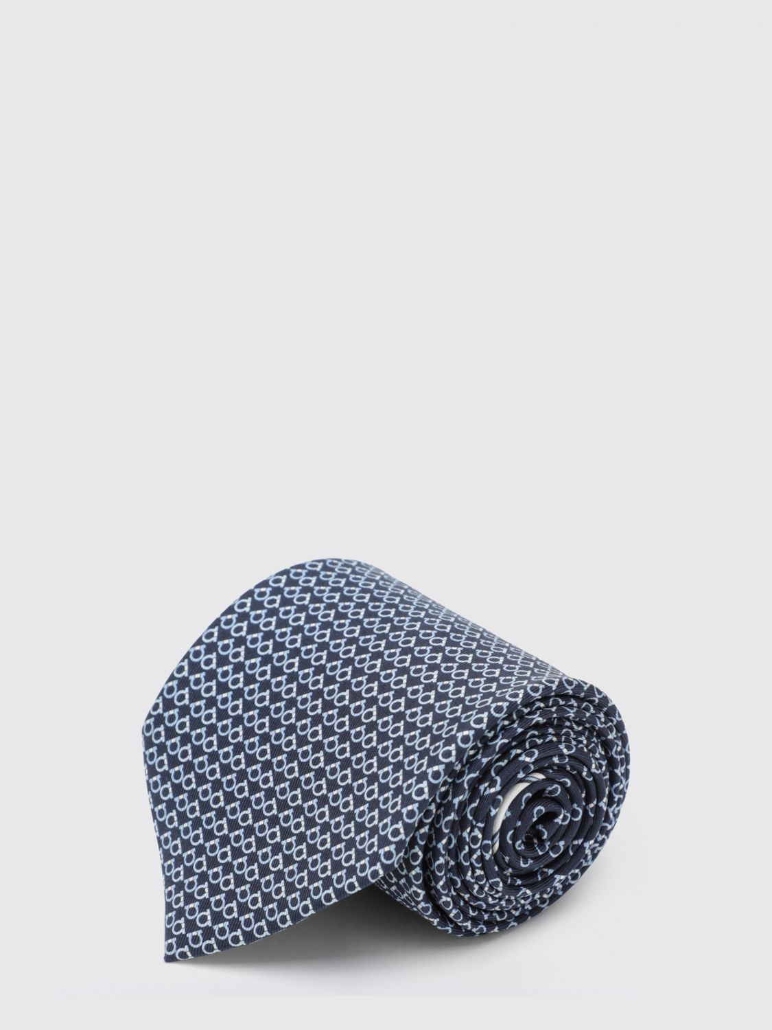 FERRAGAMO TIE: Tie men Ferragamo, Navy - Img 1