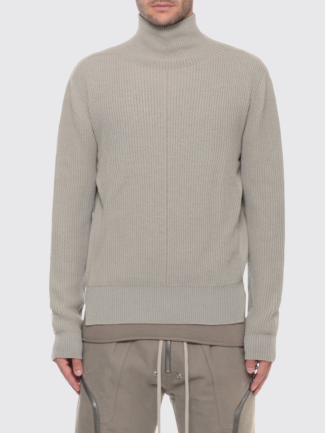 RICK OWENS 스웨터: 스웨터 남성 Rick Owens, 그레이 - Img 1