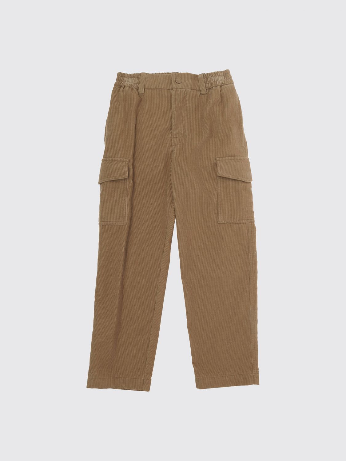 MONCLER PANTS: Pants kids Moncler, Brown - Img 1