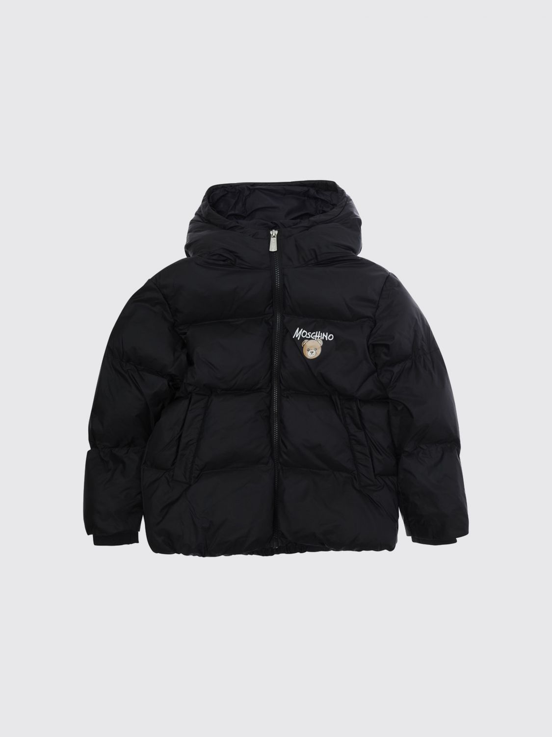 MOSCHINO JACKET: Jacket kids Moschino, Black - Img 1