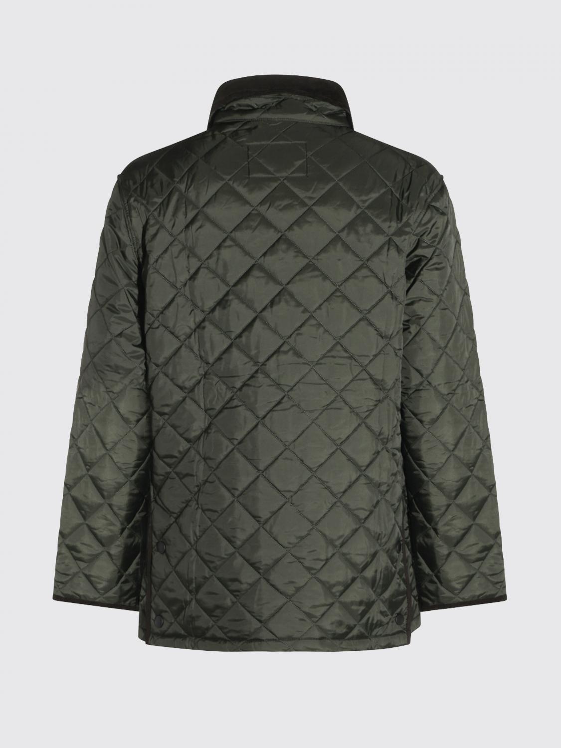 BARBOUR CHAQUETA: Chaqueta acolchada Liddesdale de Barbour con cuello de pana, Oliva - Img 3