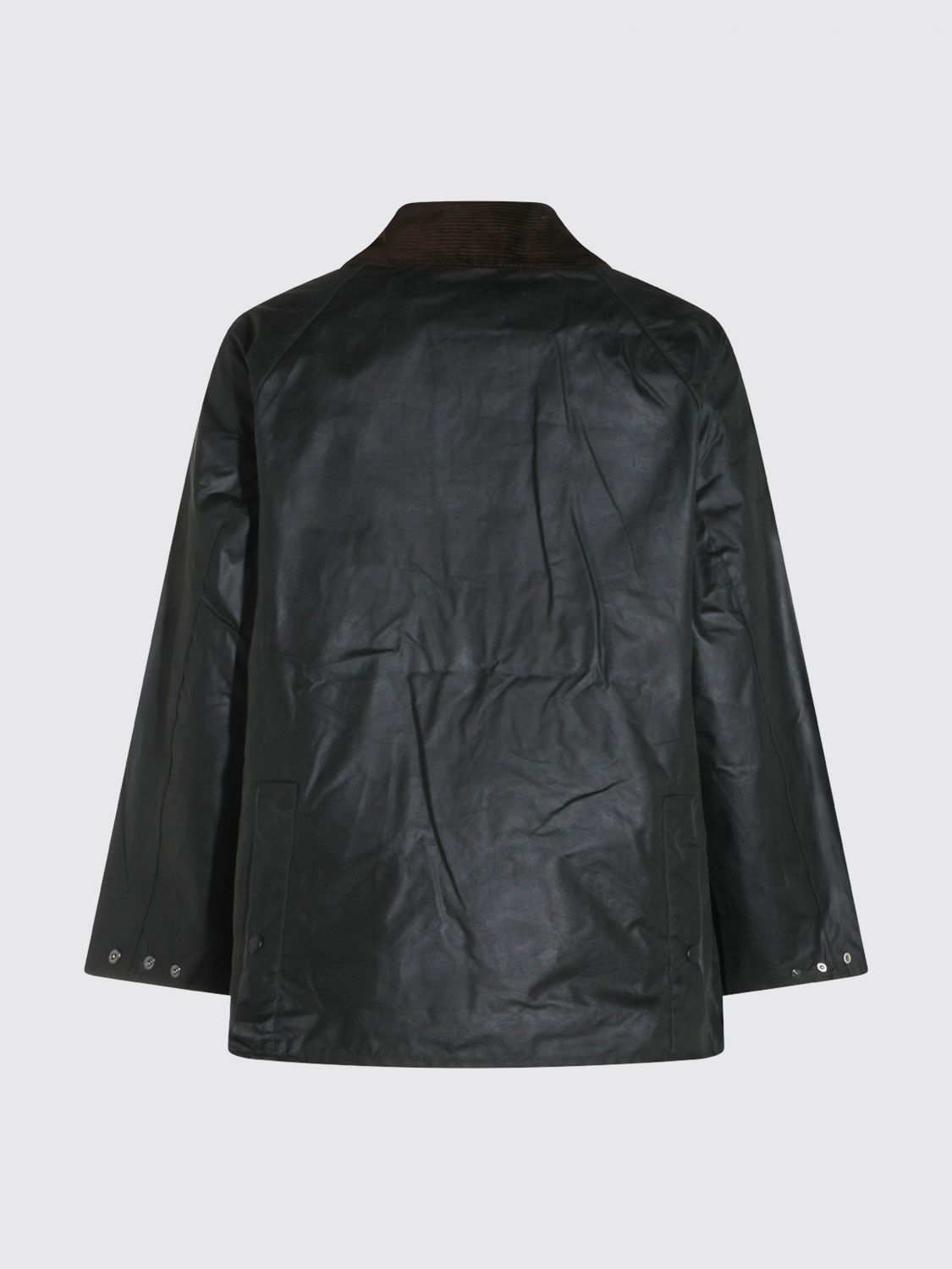 BARBOUR CHAQUETA: Chaqueta OS Bedale de Barbour de algodón encerado con cuello de terciopelo, Verde Salvia - Img 3