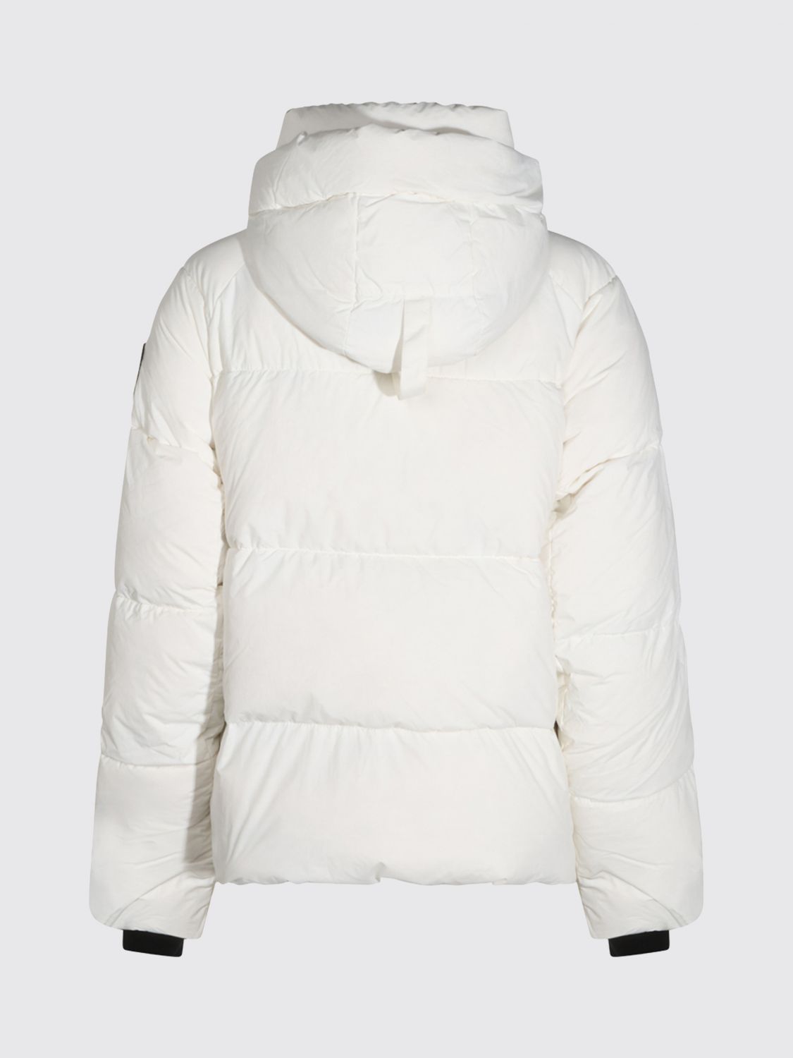 CANADA GOOSE JACKE: Kurze Canada Goose Daunenjacke aus gestepptem Funktionsstoff mit Kapuze, Weiß - Img 3