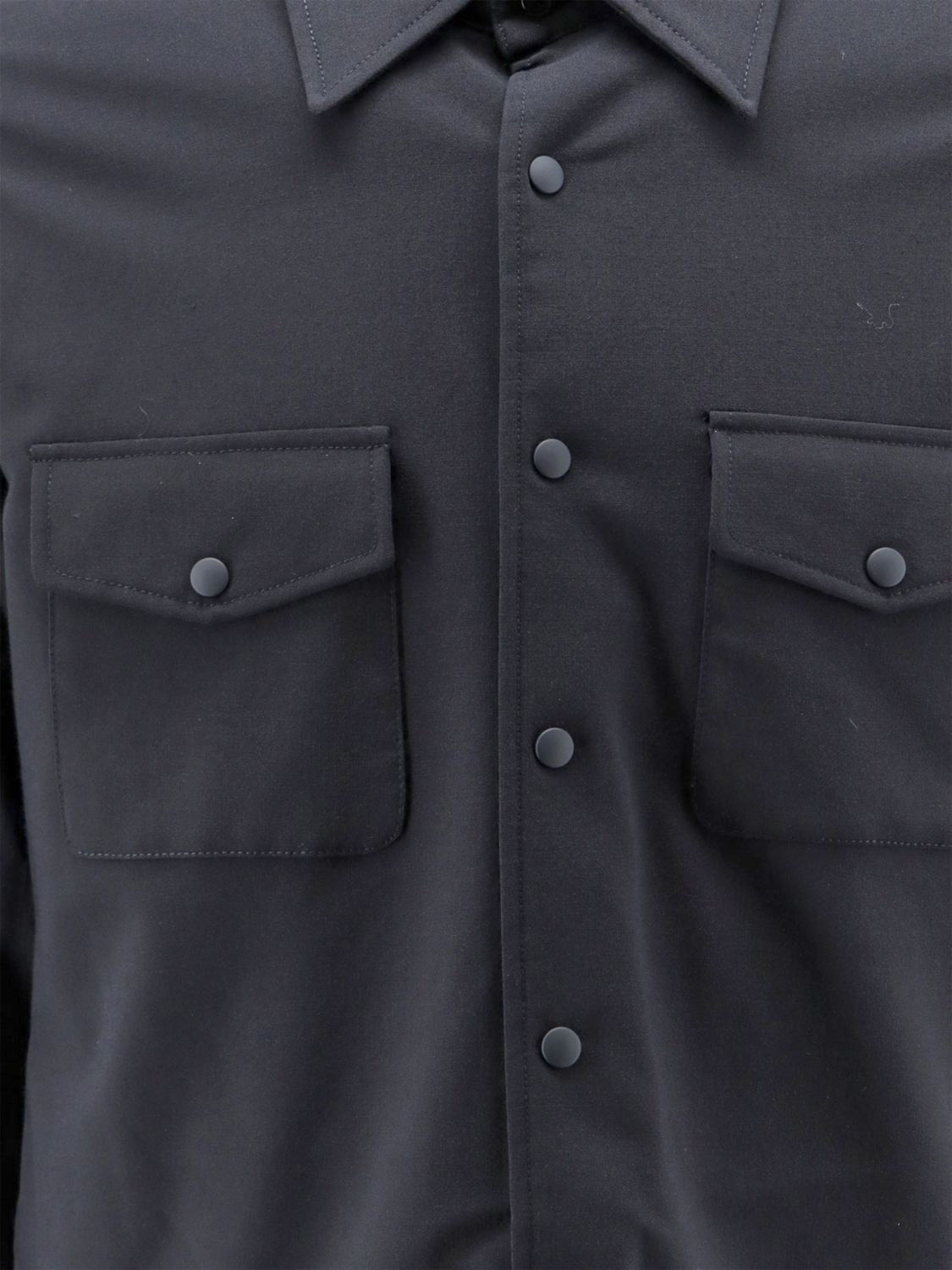 ASPESI CAMISA: Camisa hombre Aspesi, Azul Marino - Img 4