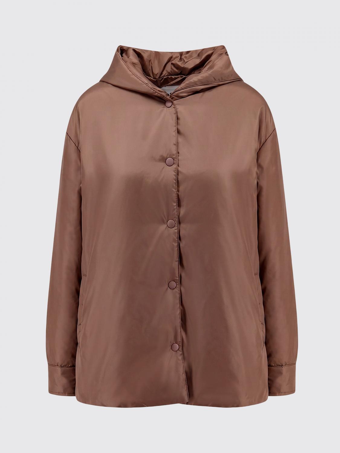 ASPESI JACKET: Aspesi Padded Polyamide Windcheater Jacket with Hood and Curved Hem, Biscuit - Img 2