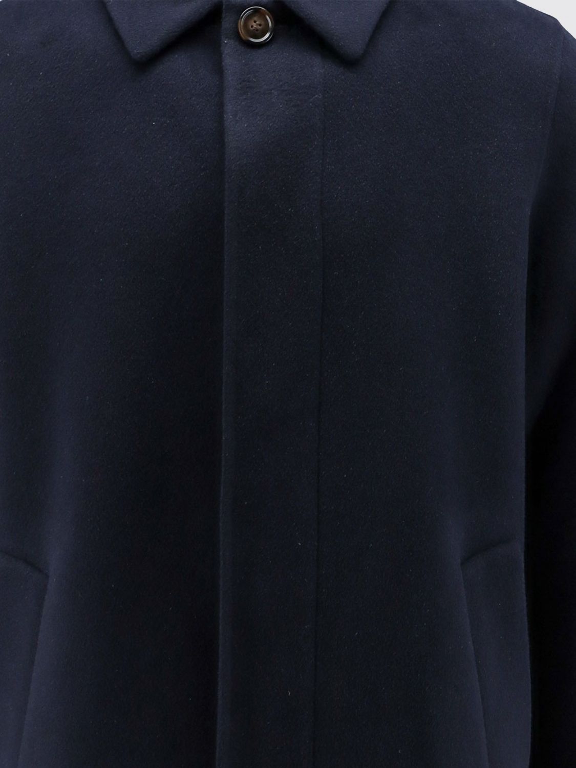ASPESI ABRIGO: Abrigo hombre Aspesi, Azul Oscuro - Img 4