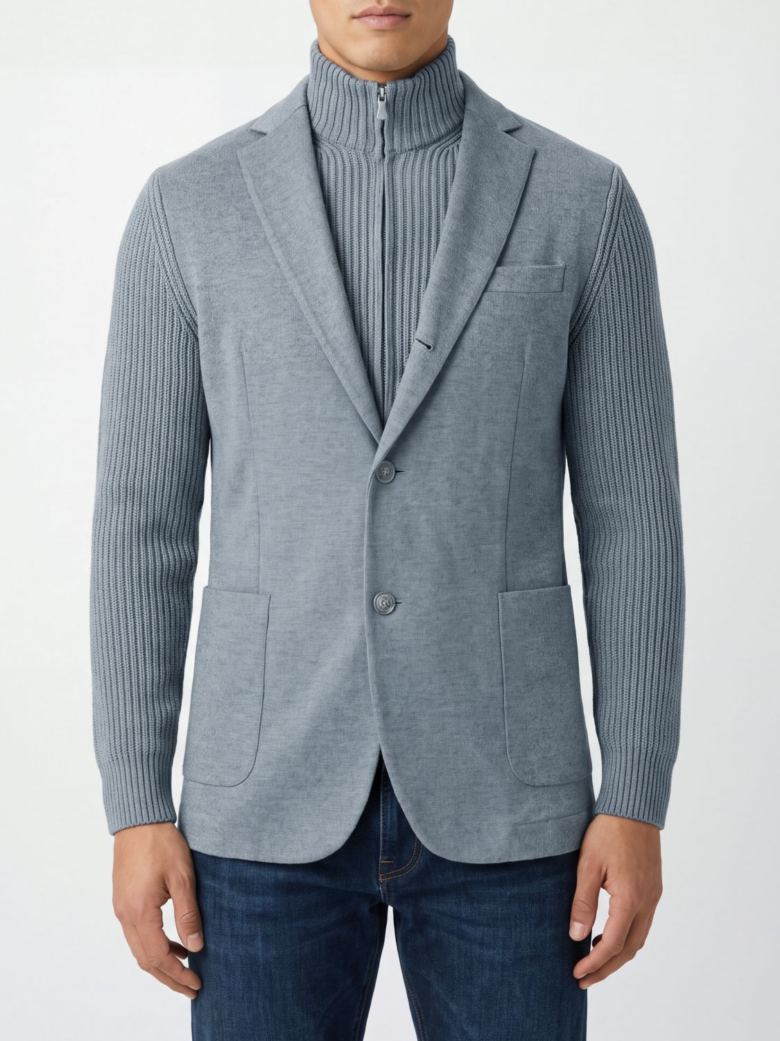 ELEVENTY JACKET: Jacket men Eleventy, Grey - Img 1