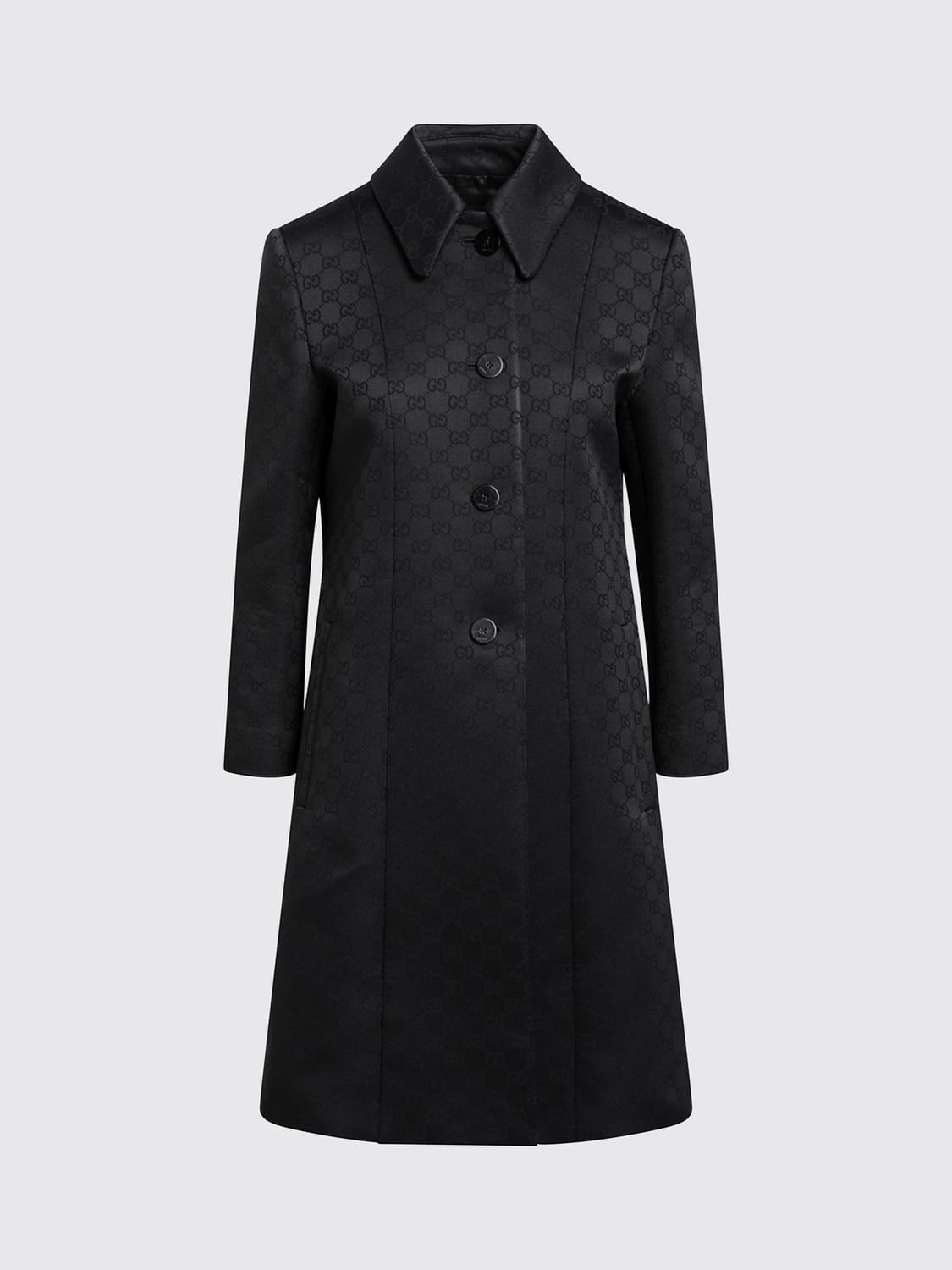 GUCCI CAPPOTTO: Cappotto donna Gucci, Nero - Img 2