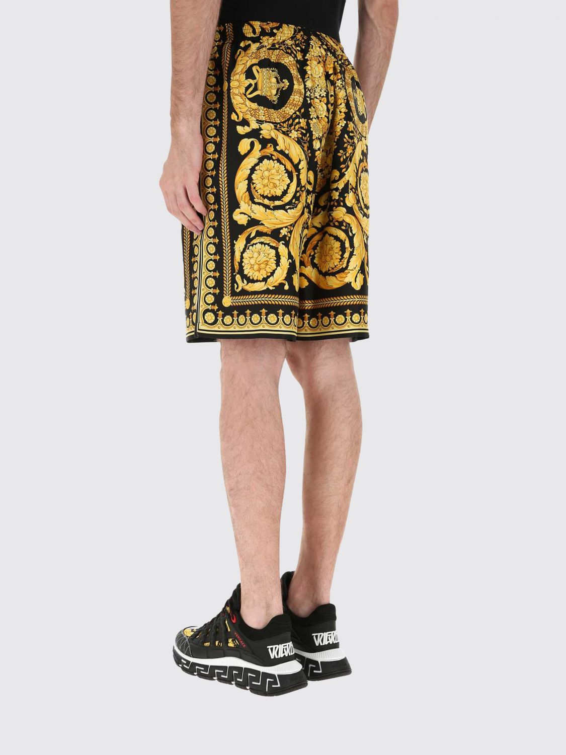 VERSACE SHORTS: Shorts herren Versace, Schwarz - Img 2