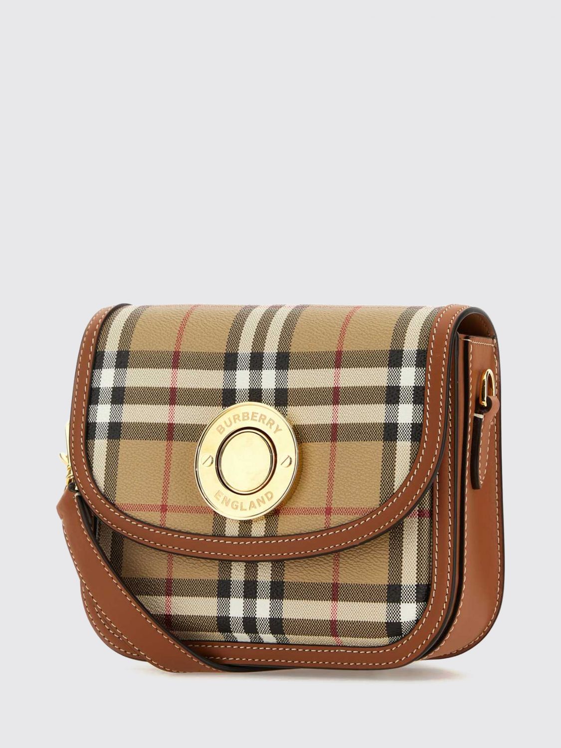 BURBERRY BORSA A SPALLA: Borsa a spalla donna Burberry, Beige - Img 3
