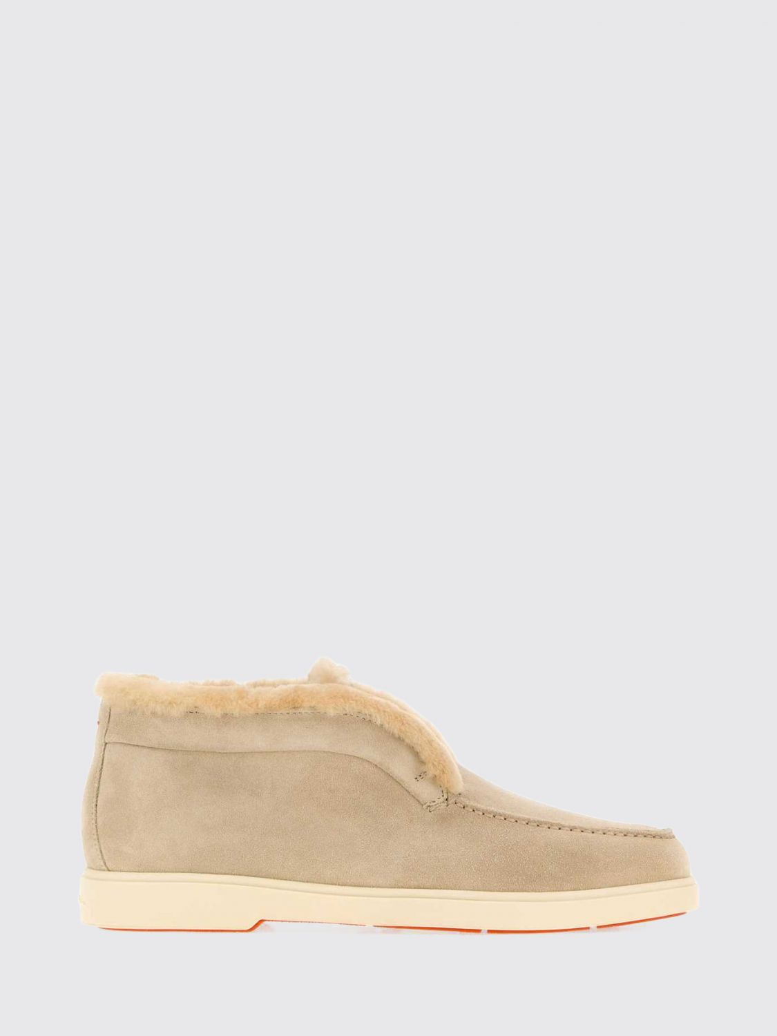 SANTONI 로퍼: 로퍼 여성 Santoni, 에크루 - Img 1