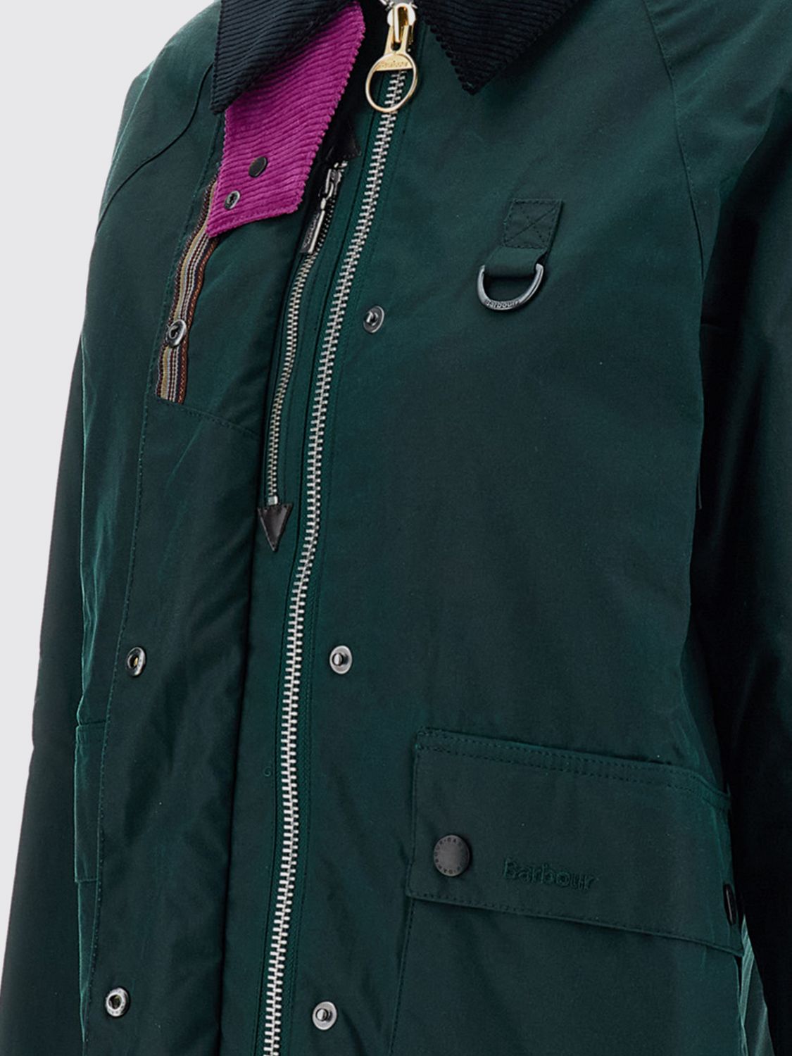 BARBOUR ABRIGO: Abrigo mujer Barbour, Verde - Img 4