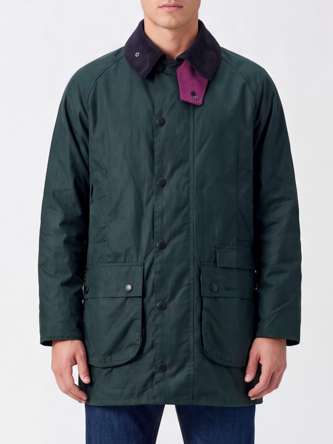 BARBOUR 外套: 外套 男士 Barbour, 绿色 - Img 1