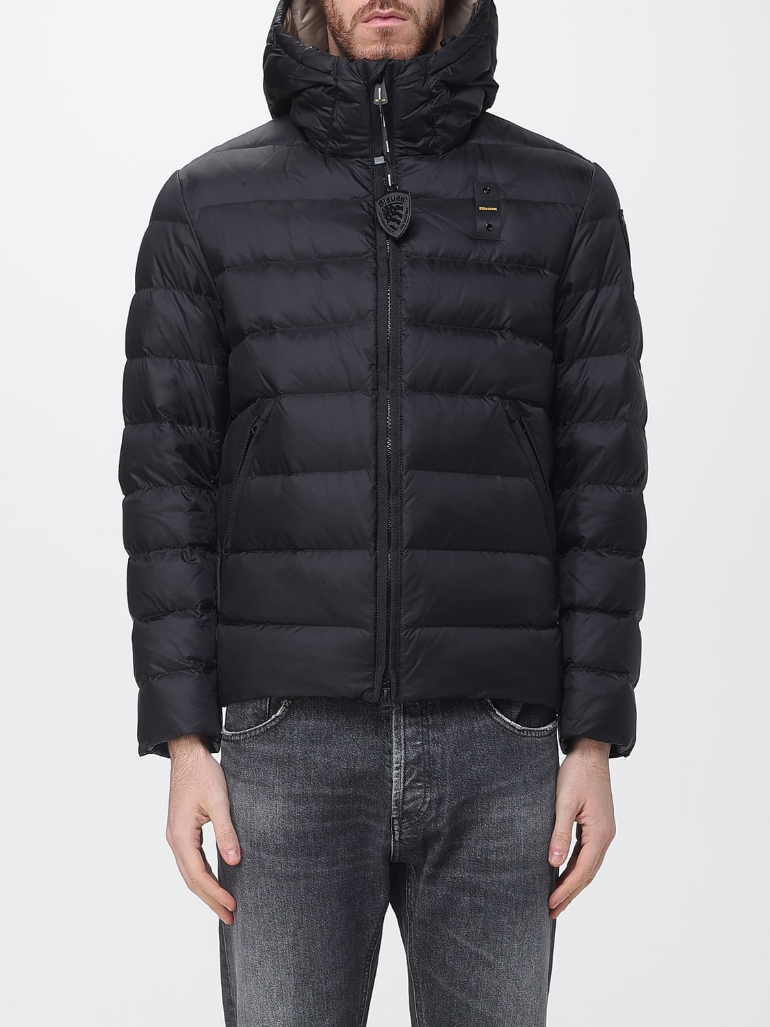 BLAUER JACKET: Jacket men Blauer, Black - Img 1