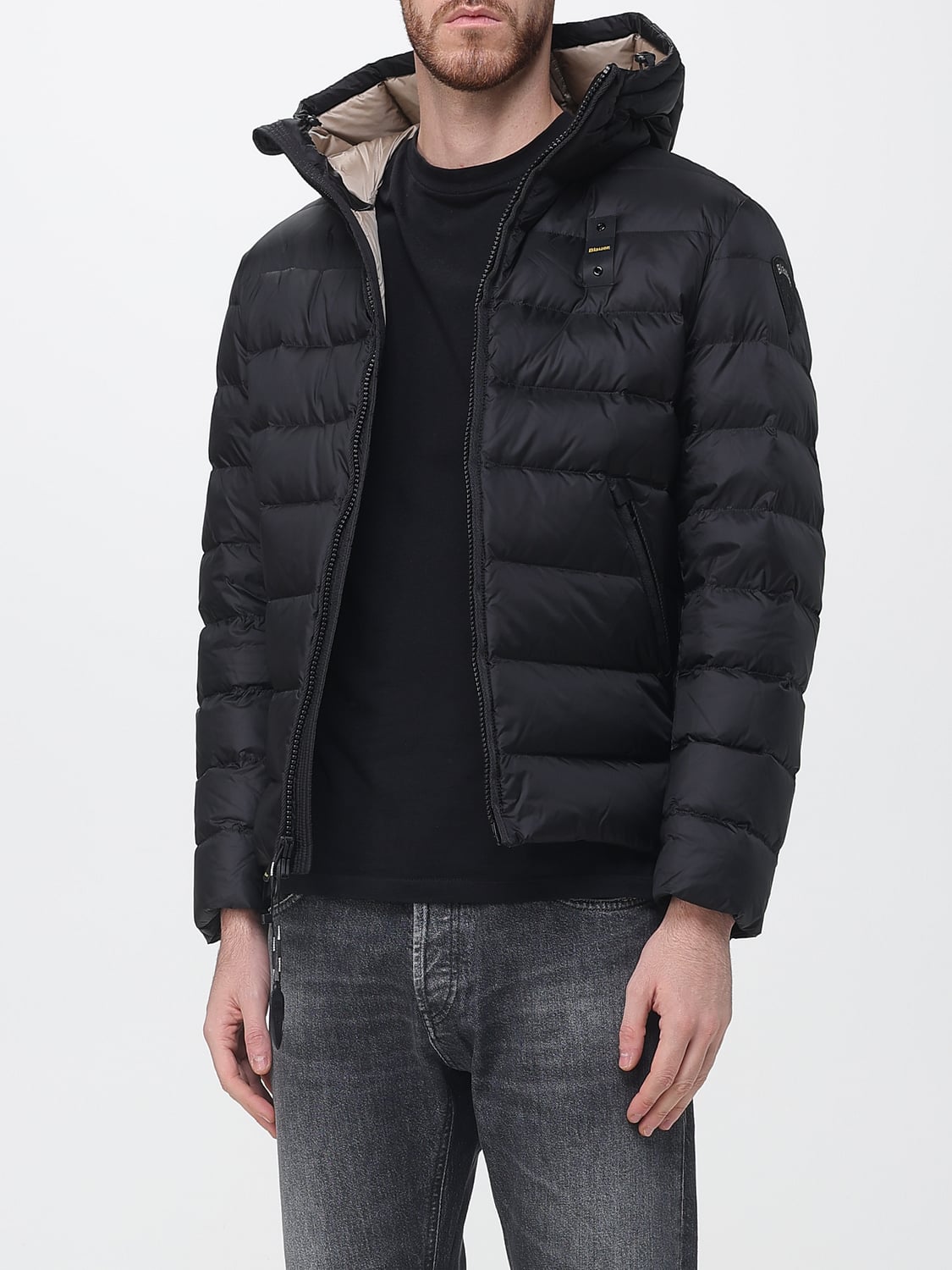 BLAUER JACKET: Jacket men Blauer, Black - Img 3