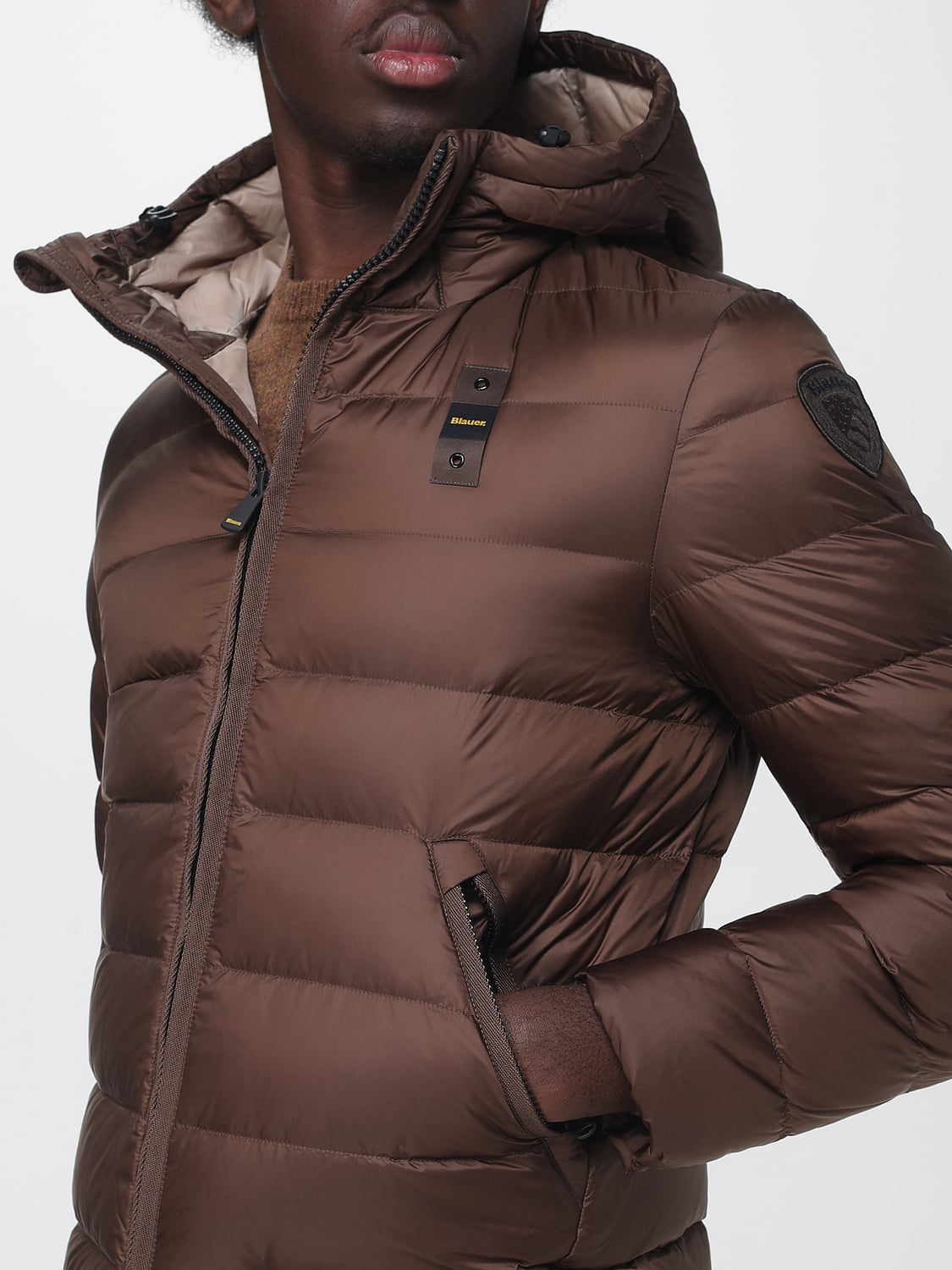 BLAUER GIACCA: Giacca uomo Blauer, Marrone - Img 4