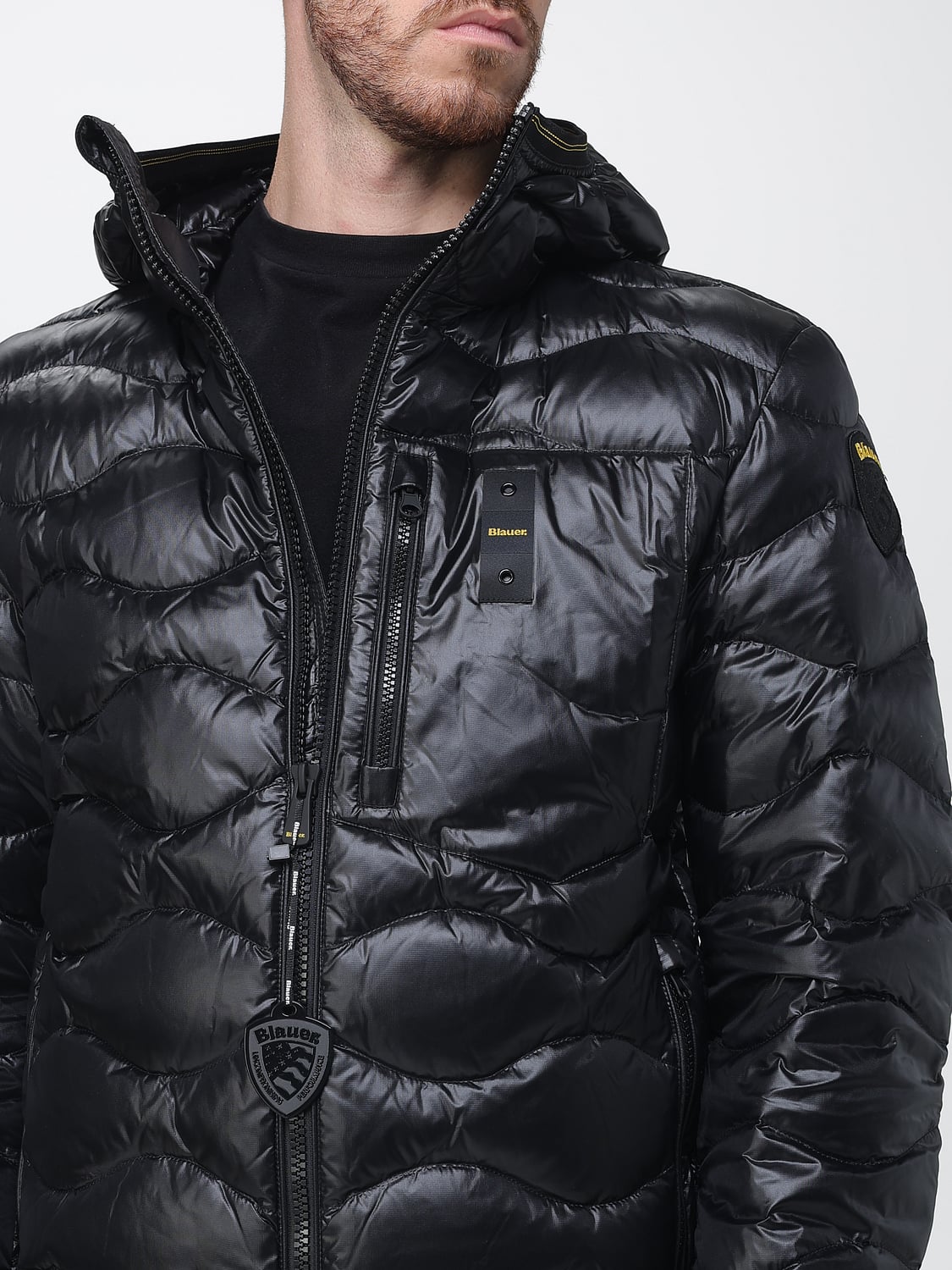 BLAUER GIACCA: Giacca uomo Blauer, Nero - Img 4