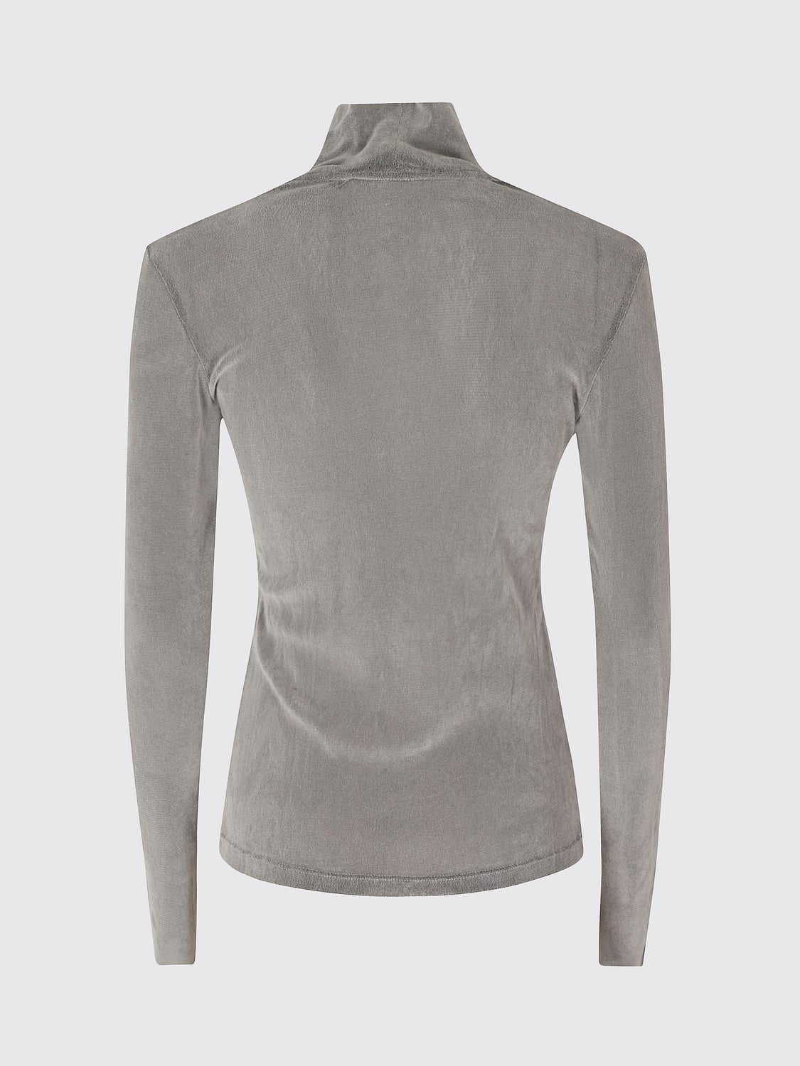 TELA TOP: Top à col roulé et manches longues Tela slim fit en polyamide, Gris - Img 3