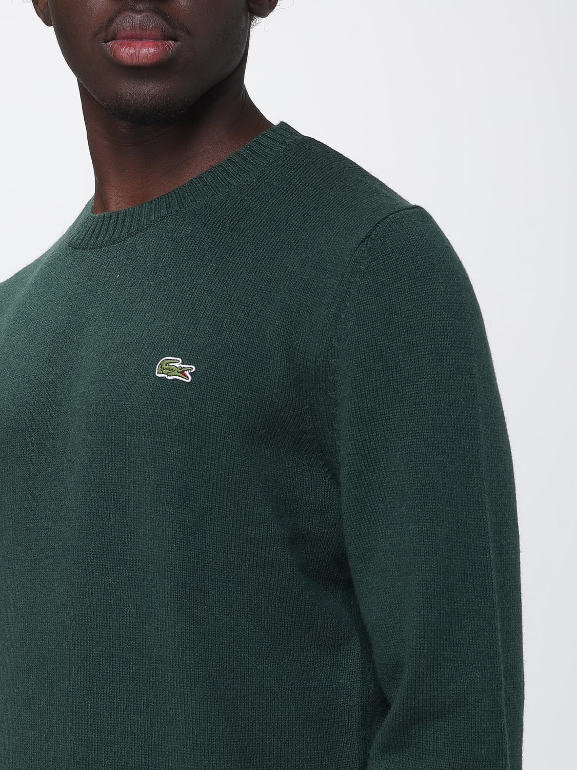 LACOSTE SWEATER: Sweater men Lacoste, Green - Img 3