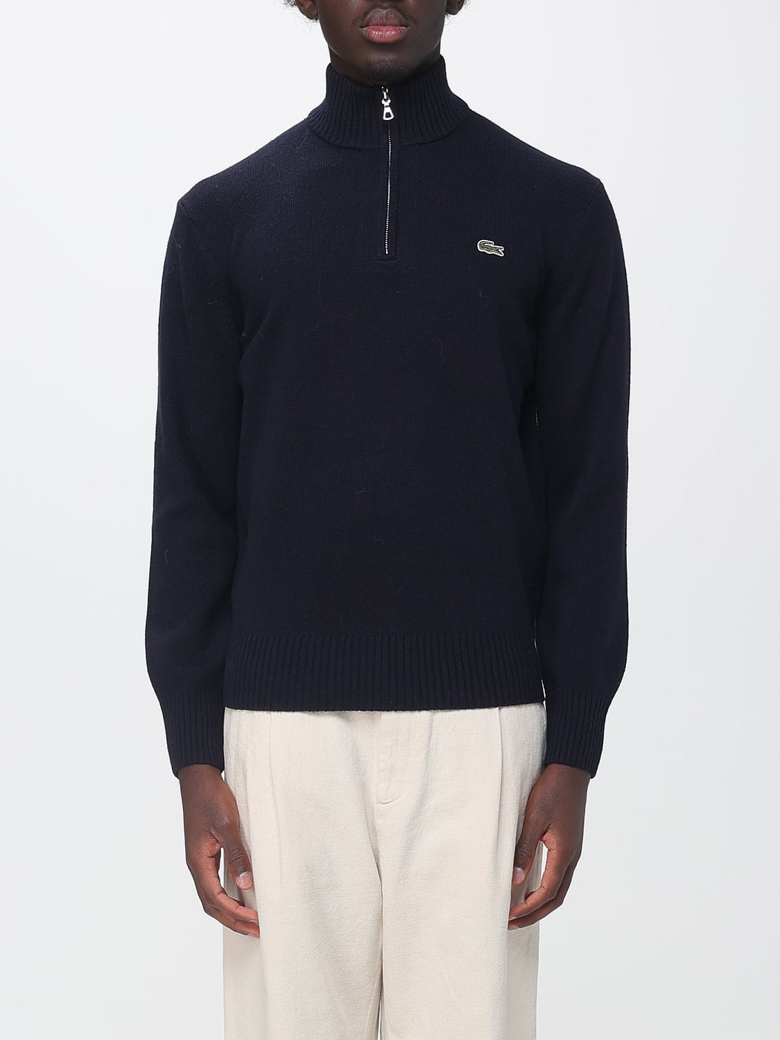 LACOSTE SWEATER: Sweater men Lacoste, Blue - Img 1