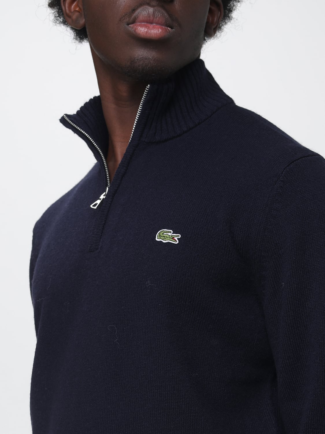 LACOSTE SWEATER: Sweater men Lacoste, Blue - Img 3