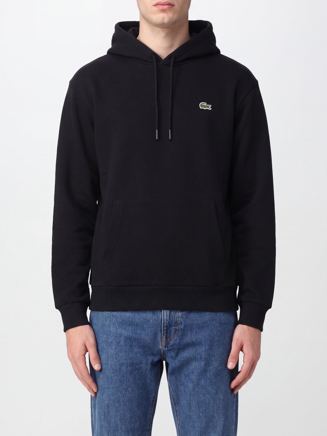 LACOSTE SWEATER: Sweater men Lacoste, Black - Img 1