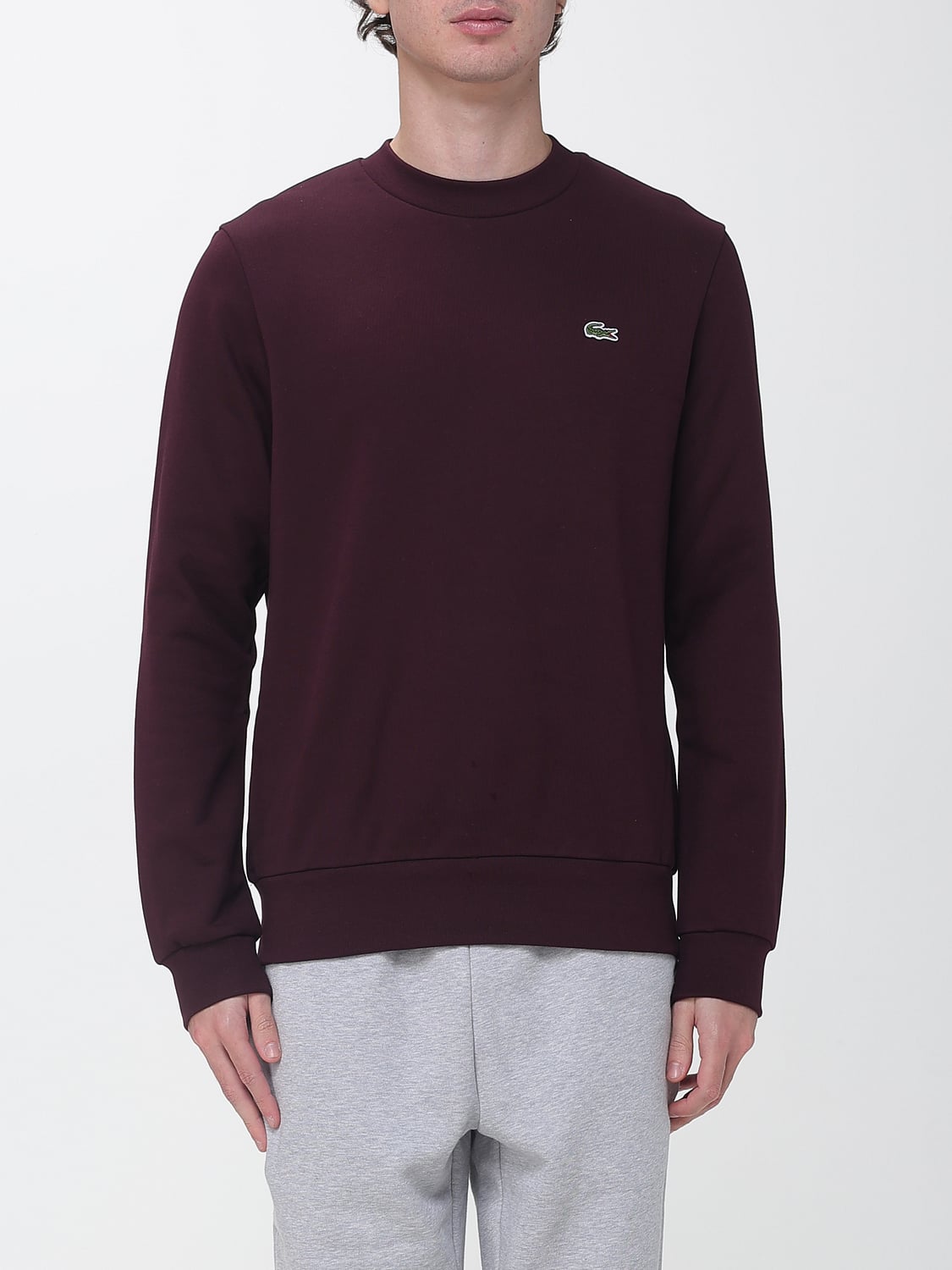 LACOSTE PULLOVER: Pullover herren Lacoste, Burgunderrot - Img 1