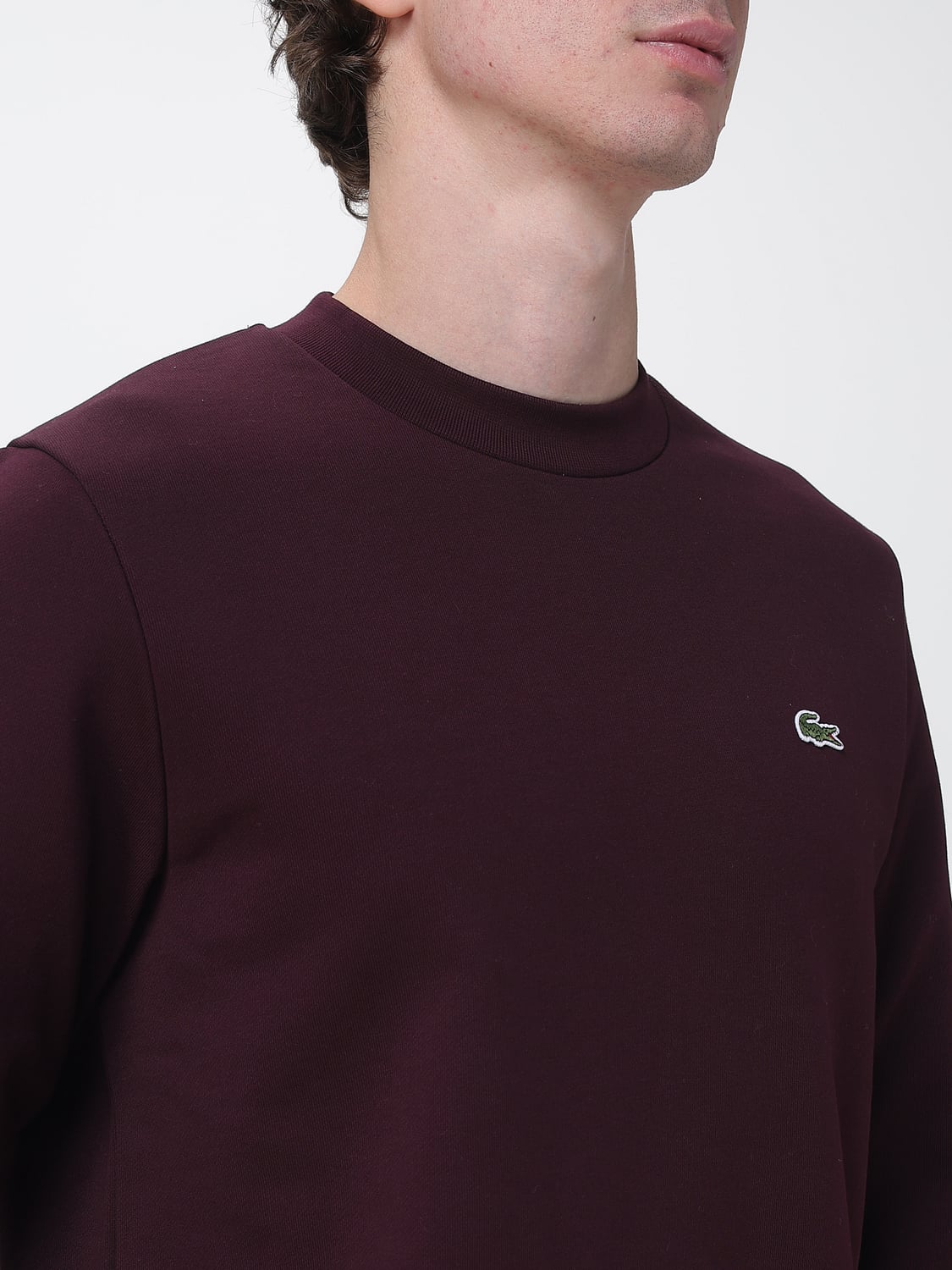 LACOSTE PULLOVER: Pullover herren Lacoste, Burgunderrot - Img 3