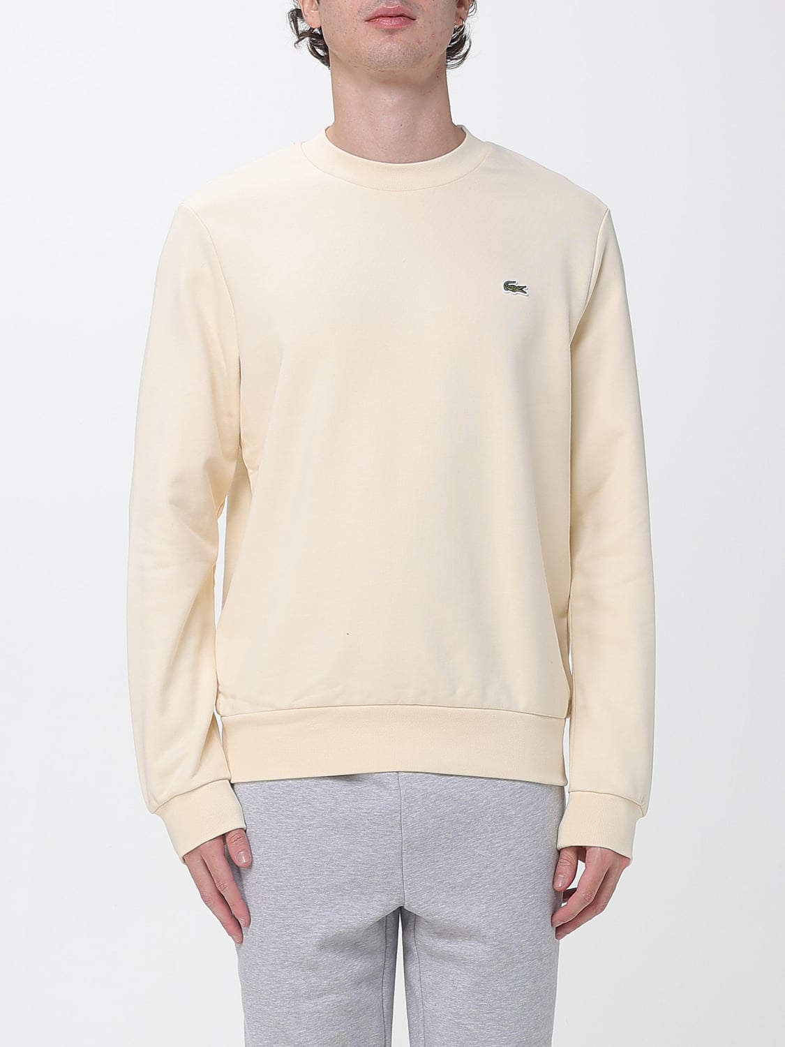 LACOSTE PULLOVER: Pullover herren Lacoste, Yellow Cream - Img 1